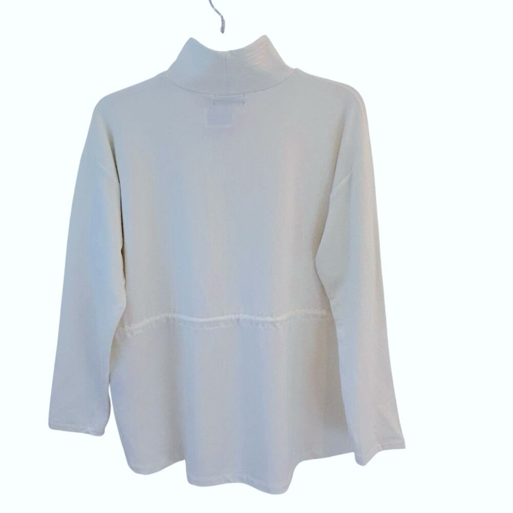 Summersalt French Terry Cinched Waist White Pullover Size Small - Picture 8 of 10